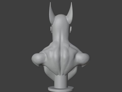 Batman Bust 3D STL Printable - STL 3D Print Model