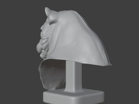 Bengal Tiger Bust 3D STL Printable - STL 3D Print Model