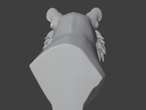 Bengal Tiger Bust 3D STL Printable - STL 3D Print Model