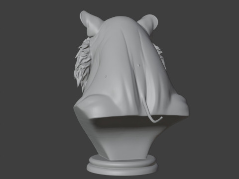 Bengal Tiger Bust 3D STL Printable - STL 3D Print Model