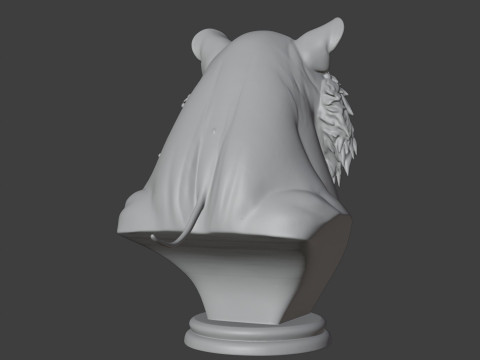 Bengal Tiger Bust 3D STL Printable - STL 3D Print Model