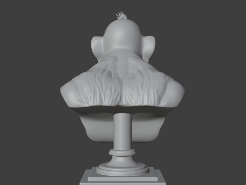 Bored Ape Bust 3D STL Printable - STL 3Dプリントモデル