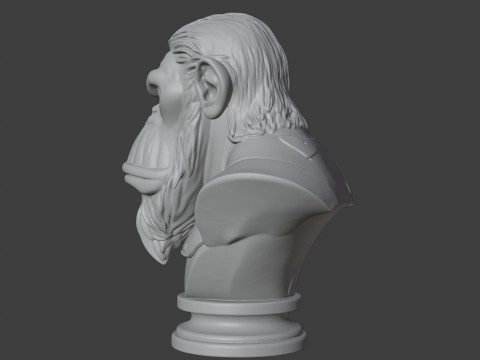 Bored Ape Bust 3D STL Printable - STL 3D Baskı Modeli