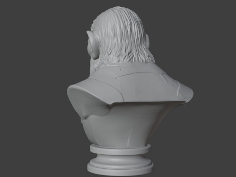 Bored Ape Bust 3D STL Printable - STL 3D Baskı Modeli