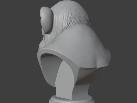 Bored Ape Bust 3D STL Printable - STL 3D-Druckmodell