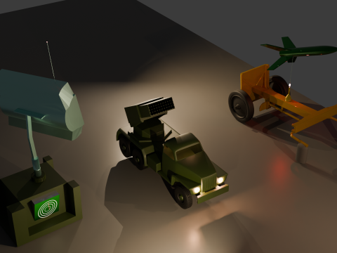Rocket Launcher Radar 3D Модель