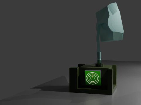 Rocket Launcher Radar 3D Model