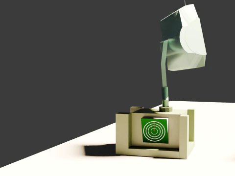 Rocket Launcher Radar 3D Model