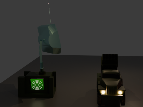Rocket Launcher Radar 3D Модель