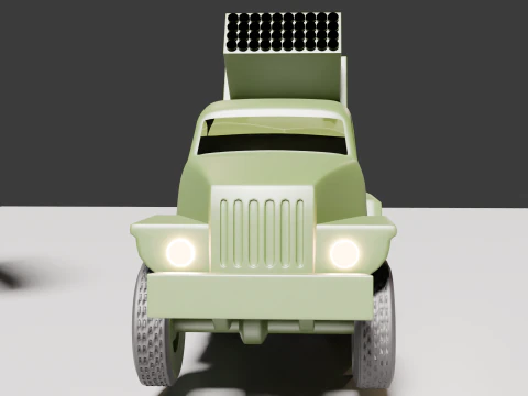 Rocket Launcher Radar 3D Model