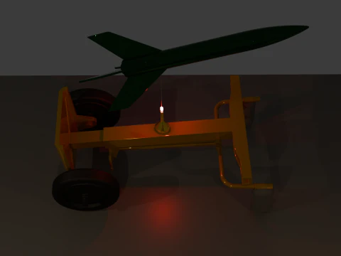Rocket Launcher Radar 3D Model