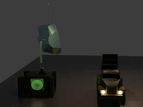 Rocket Launcher Radar 3D Модель
