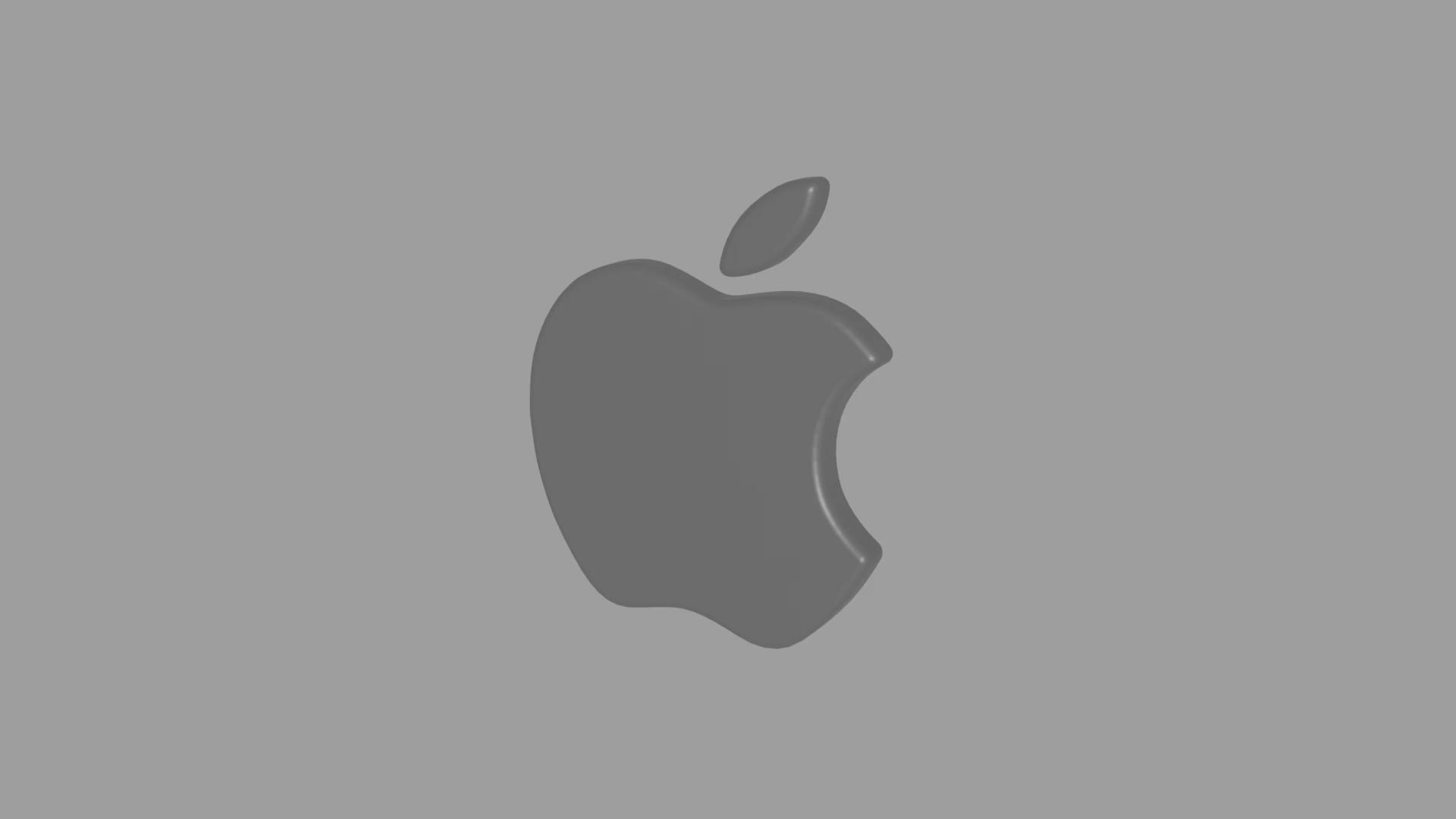Apple Emblem in 3D Model .c4d .max .obj .3ds .fbx .stl .blend 
