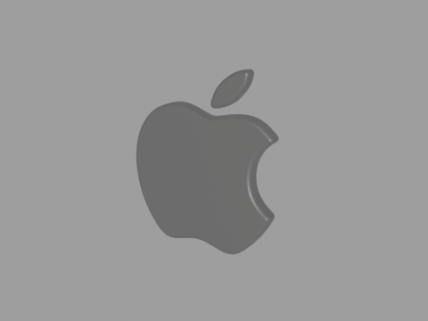 Apple Emblem in 3D Модель