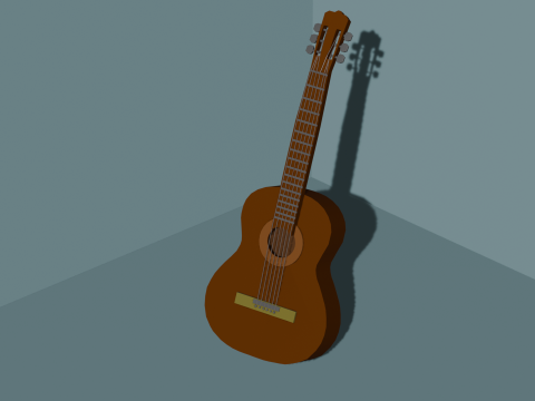 Guitar 3D Модель