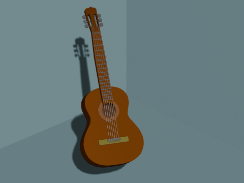 Guitar 3D-Modell
