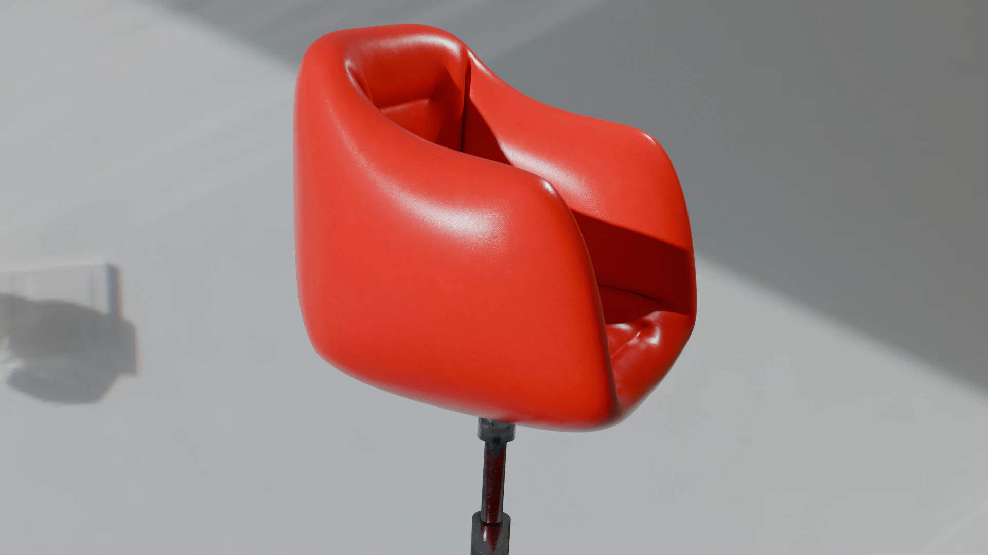 Red chair 3D Model .c4d .max .obj .3ds .fbx .stl .blend 