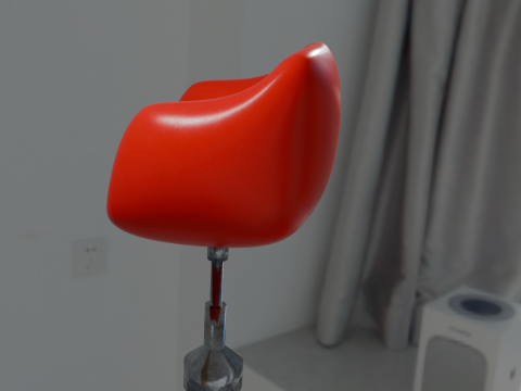 Red chair 3Dモデル