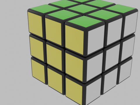 Rubics Cube Modelo 3D