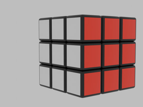 Rubics Cube 3D मॉडल