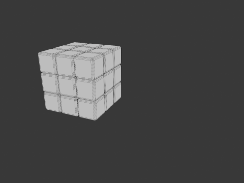 Rubics Cube 3D मॉडल