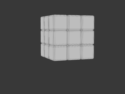 Rubics Cube 3D मॉडल