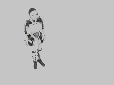 Cyber Woman 3D Model
