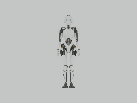 Cyber Woman 3D Model