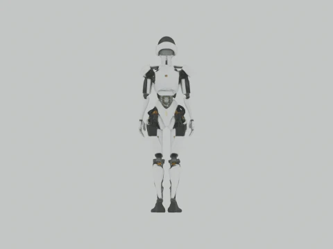 Cyber Woman 3D Model
