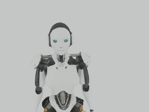Cyber Woman 3D Model