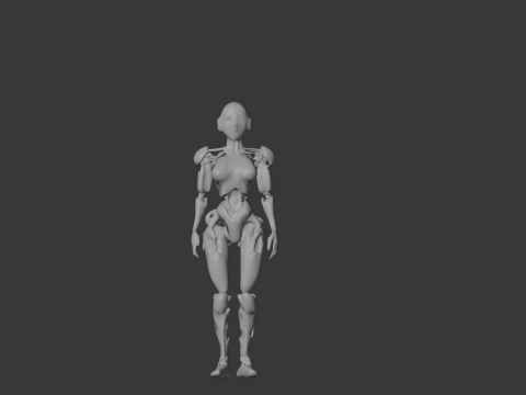 Cyber Woman Modello 3D