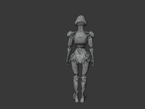 Cyber Woman Modello 3D
