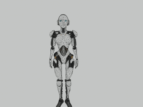 Cyber Woman Modello 3D