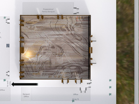 RANCAMAYA ОТЕЛЬ БАЛЬНЫЙ ЗАЛ БОГОР 3D Модель