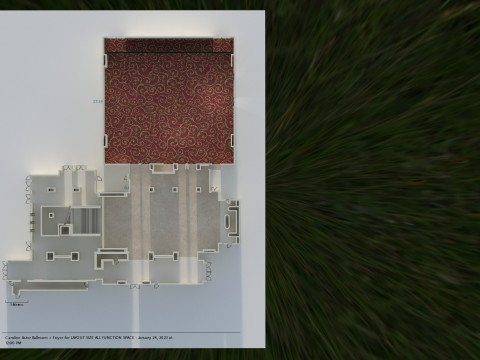 CAROLINE ASTOR BALO SALONU OTEL JAKARTA 3D Model