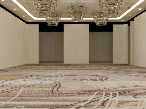 VIER-JAHRESZEITEN-HOTEL-BALLSAAL 3D Modell