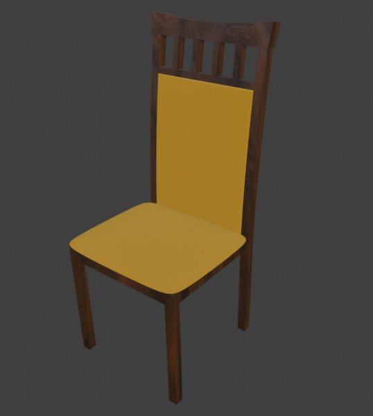 A classic chair designed for the hotel room Model 3D .c4d .max .obj .3ds .fbx .stl .blend