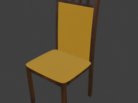 A classic chair designed for the hotel room 3D 모델