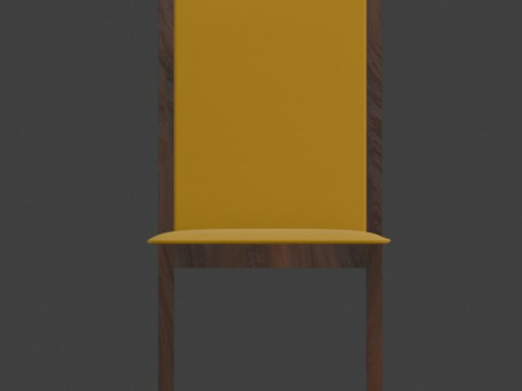 A classic chair designed for the hotel room Model 3D