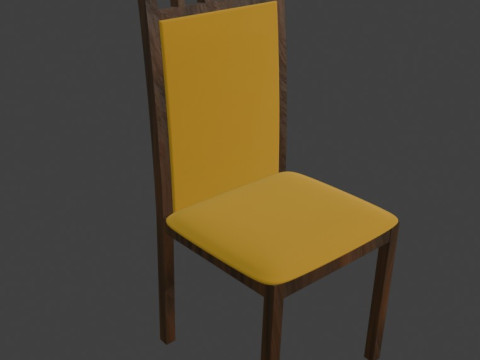 A classic chair designed for the hotel room Model 3D