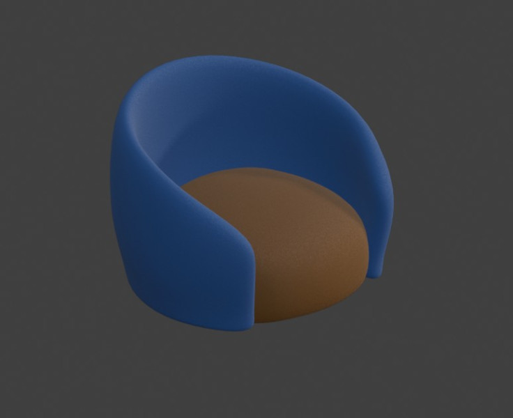 Modern armchair designed for a hotel room 3D 模型 .c4d .max .obj .3ds .fbx .stl .blend 