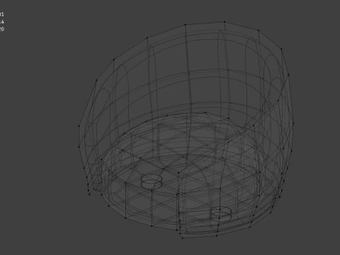 Modern armchair designed for a hotel room 3D Model