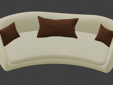 Modern sofa designed for a hotel room Modelo 3D