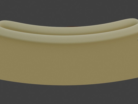 Modern sofa designed for a hotel room Modelo 3D