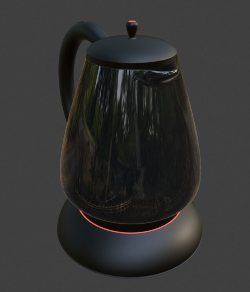 Modern household appliance designed for a hotel room Model 3D .c4d .max .obj .3ds .fbx .stl .blend