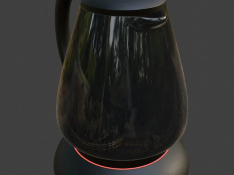 Elettrodomestico moderno progettato per una camera d'albergo Modello 3D