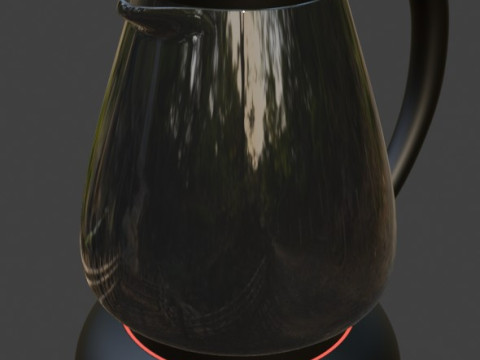Modern household appliance designed for a hotel room Model 3D