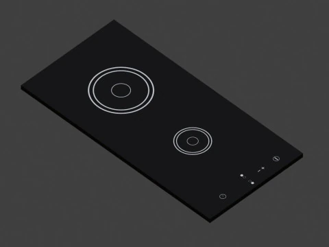 Modern household appliance designed for a hotel room 3D Model