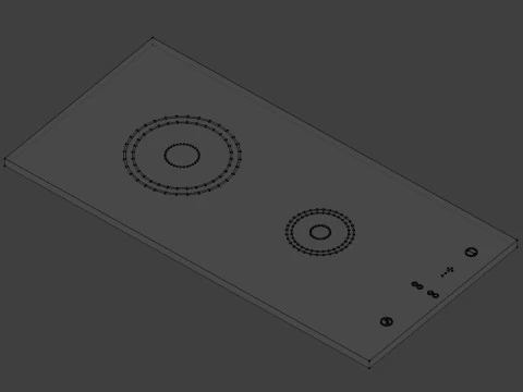Modern household appliance designed for a hotel room 3D Model