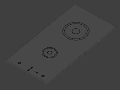 Modern household appliance designed for a hotel room Model 3D